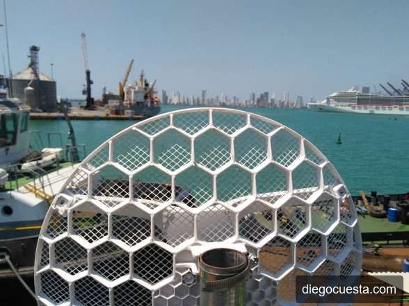 Vista del puerto de Cartagena — contexto del cliente principal de Diego Cuesta
